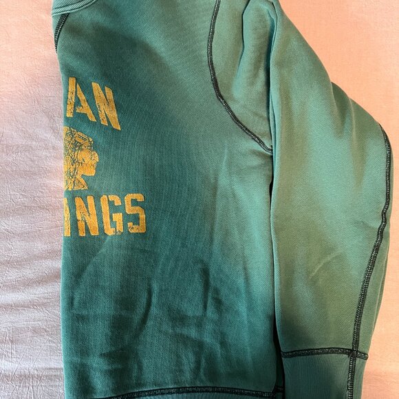 90's Vintage POLO RALPH LAUREN Green Indian Springs sweatshirt - Size Large - Picture 9 of 16